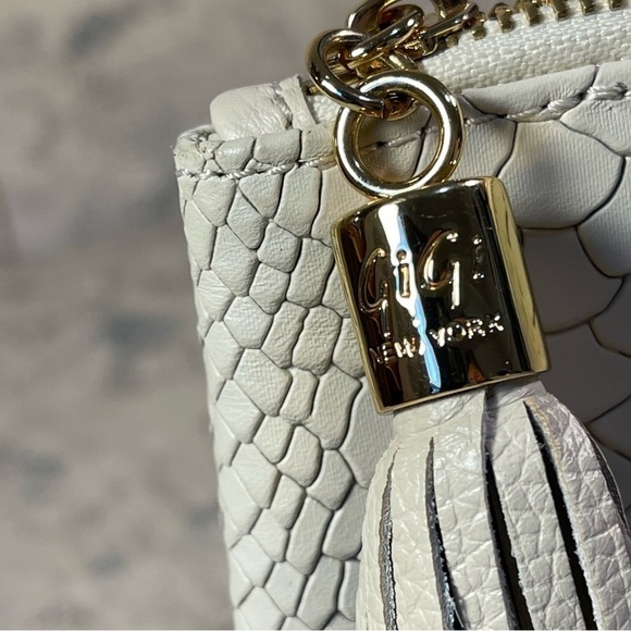 Gigi New York All In One Python-Embossed Clutch Bag - Picture 10 of 11